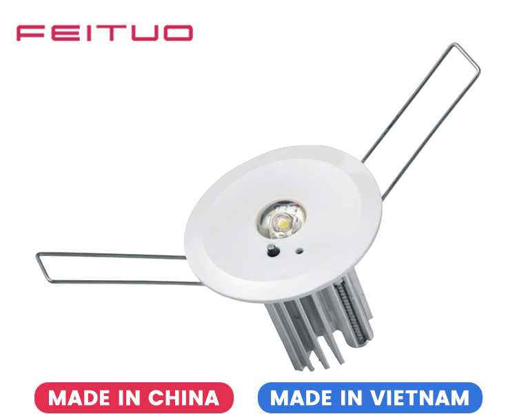 Luminaire d'urgence encastré LE140