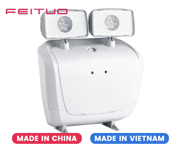 BLA2000 2*6Watts Lumière de secours à double tête LED