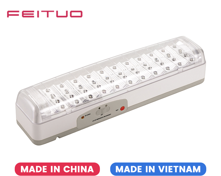 Lampe de secours rechargeable 238L 30 LED blanches